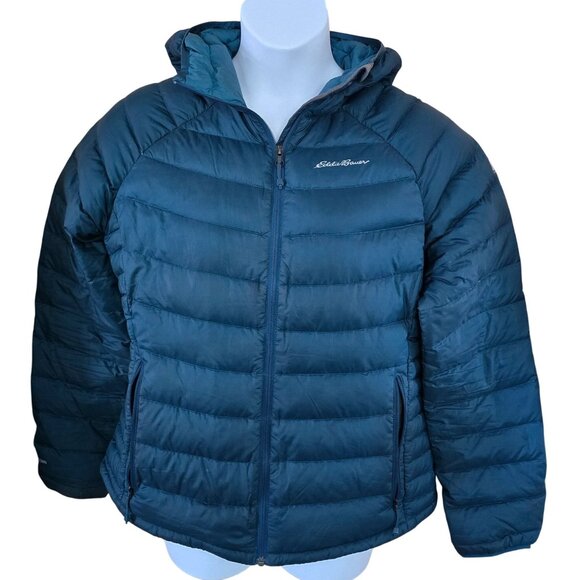 Eddie Bauer Down StormDown 800 First Ascent Puffer Jacket With Hood ski winter - Picture 1 of 8
